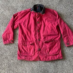 Vintage Marlboro Country Store Size L Lined Canvas Barn Chore Coat Jacket Vest